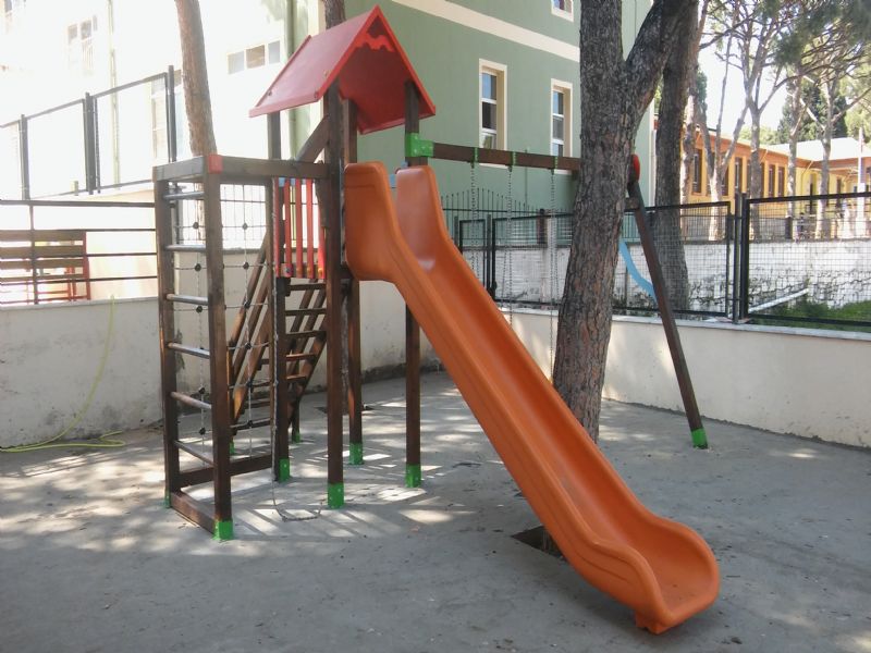 OG-203 OYUN GRUBU/BOZDO�AN-Ah�ap Polietilen Oyun Gruplar�-