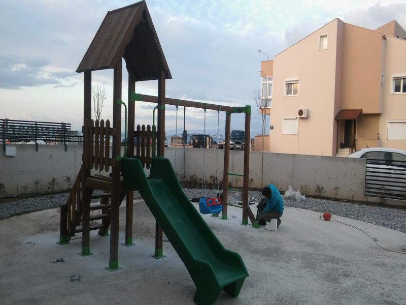 OG-201 OYUN GRUBU/G�ZELBAH�E-Ah�ap Polietilen Oyun Gruplar�-